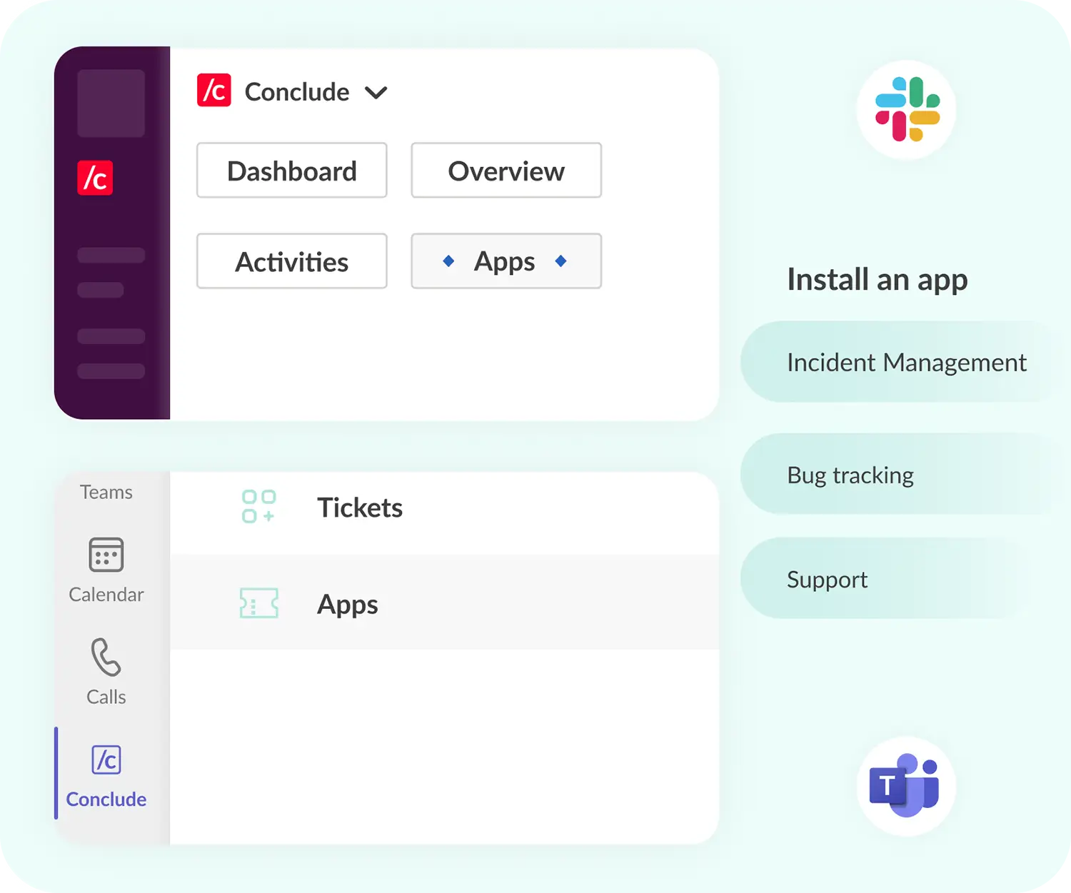 apps for slack and teams